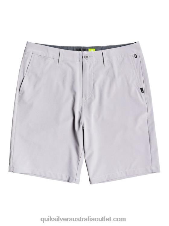 Quiksilver Men Union Amphibian 20 Hybrid Shorts H2N4B1319 sleet