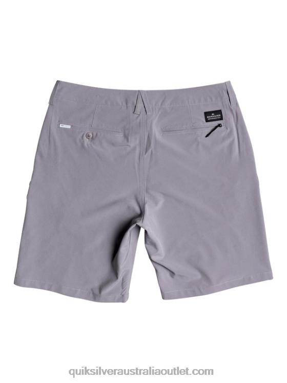 Quiksilver Men Union Amphibian 20 Hybrid Shorts H2N4B1319 sleet