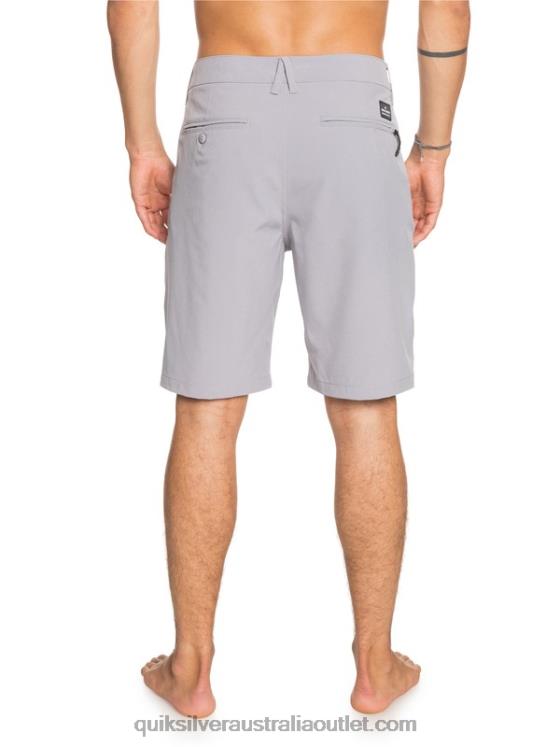 Quiksilver Men Union Amphibian 20 Hybrid Shorts H2N4B1319 sleet