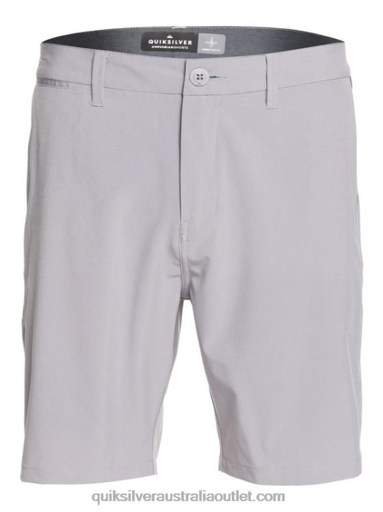 Quiksilver Men Union Amphibian 20 Hybrid Shorts H2N4B1319 sleet