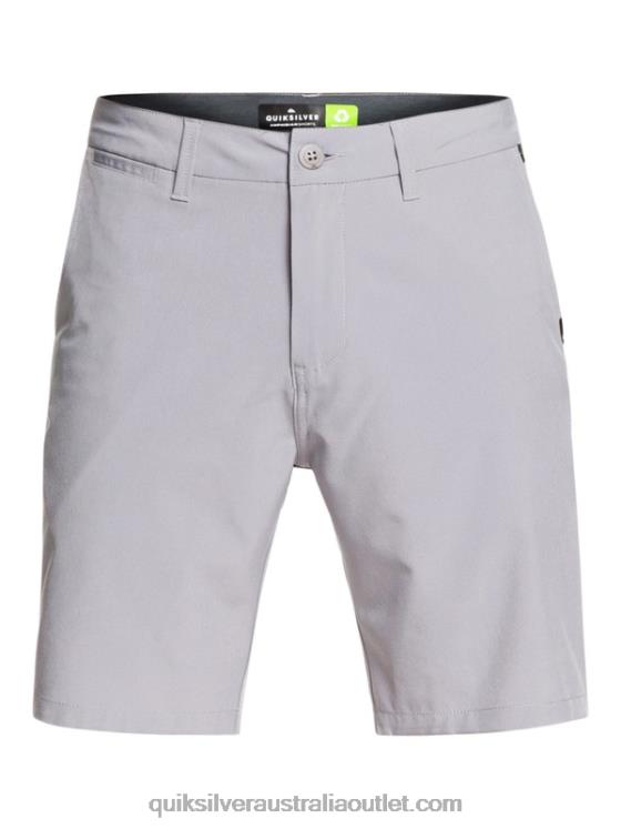 Quiksilver Men Union Amphibian 20 Hybrid Shorts H2N4B1319 sleet