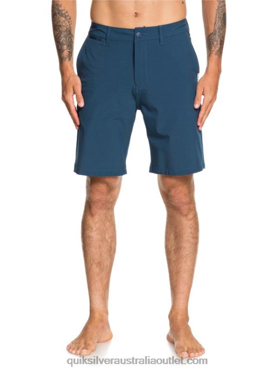 Quiksilver Men Union Amphibian 20 Hybrid Shorts H2N4B1320 majolica blue