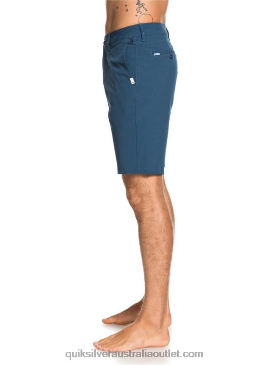 Quiksilver Men Union Amphibian 20 Hybrid Shorts H2N4B1320 majolica blue