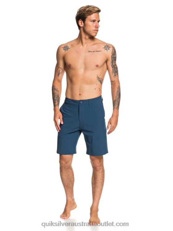 Quiksilver Men Union Amphibian 20 Hybrid Shorts H2N4B1320 majolica blue