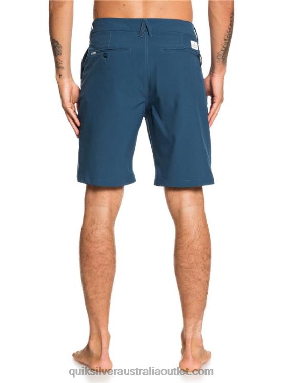 Quiksilver Men Union Amphibian 20 Hybrid Shorts H2N4B1320 majolica blue