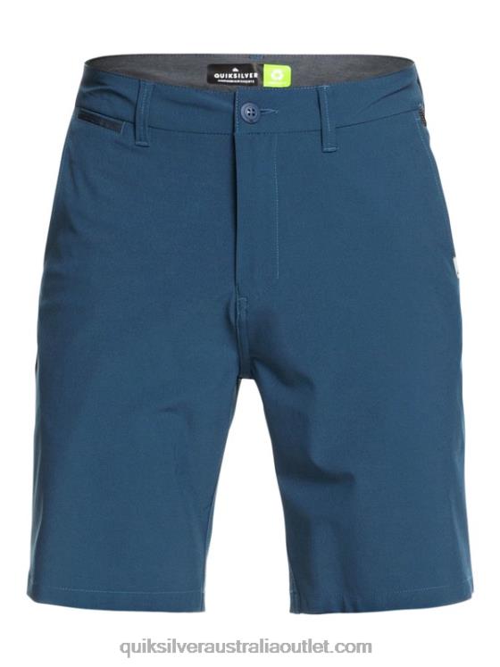 Quiksilver Men Union Amphibian 20 Hybrid Shorts H2N4B1320 majolica blue