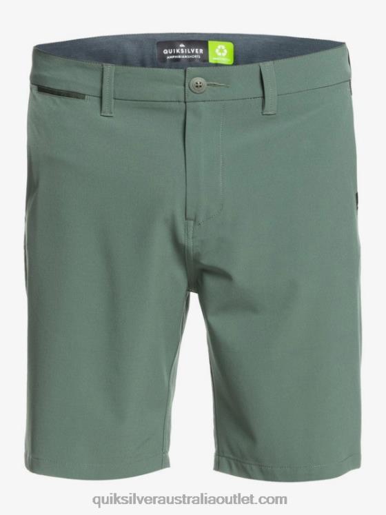 Quiksilver Men Union Amphibian 20 Hybrid Shorts H2N4B1321 thyme