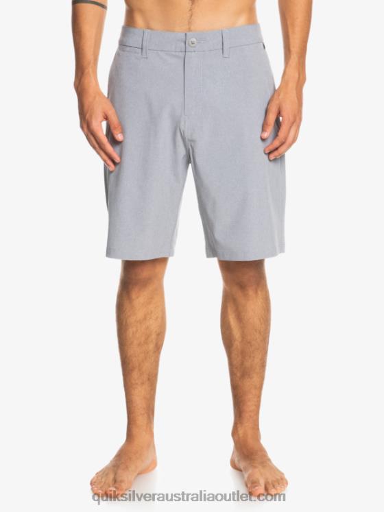 Quiksilver Men Union Heather 20 Amphibian Boardshorts H2N4B64 sleet