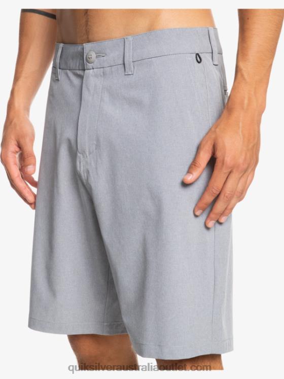 Quiksilver Men Union Heather 20 Amphibian Boardshorts H2N4B64 sleet