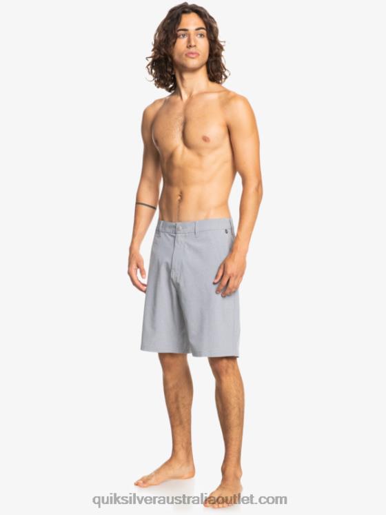 Quiksilver Men Union Heather 20 Amphibian Boardshorts H2N4B64 sleet
