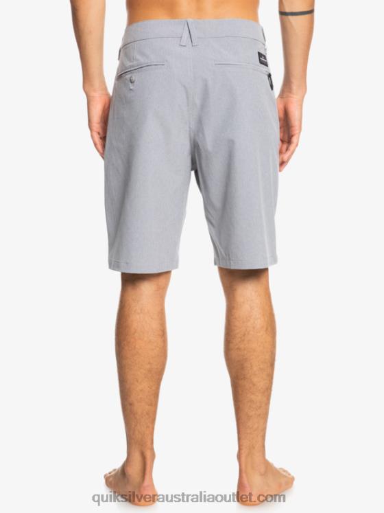 Quiksilver Men Union Heather 20 Amphibian Boardshorts H2N4B64 sleet
