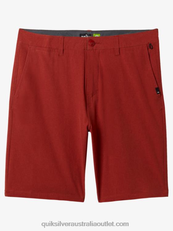 Quiksilver Men Union Heather 20 Amphibian Boardshorts H2N4B67 red ochre