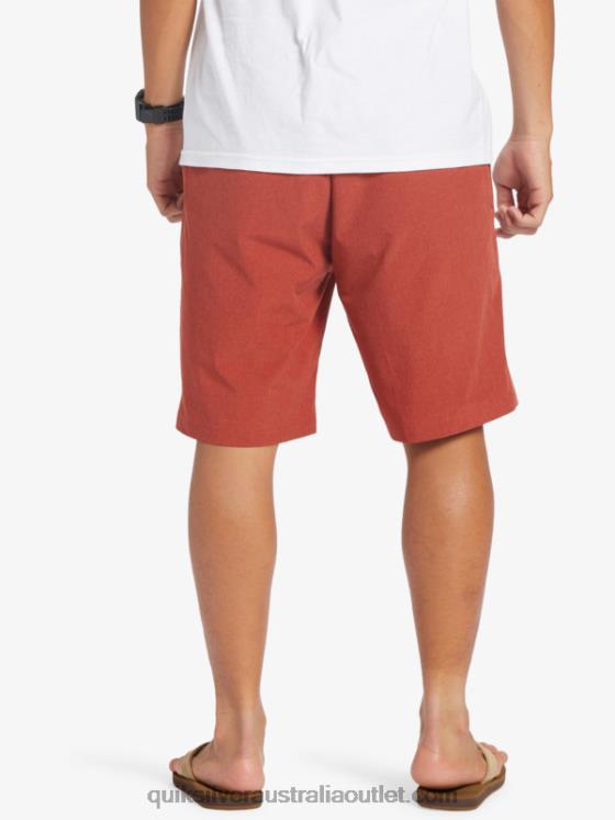 Quiksilver Men Union Heather 20 Amphibian Boardshorts H2N4B67 red ochre