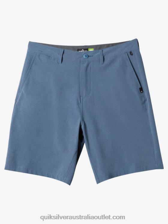 Quiksilver Men Union Heather 20 Amphibian Boardshorts H2N4B70 bering sea