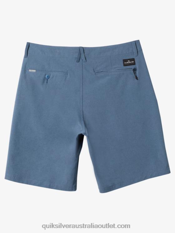 Quiksilver Men Union Heather 20 Amphibian Boardshorts H2N4B70 bering sea