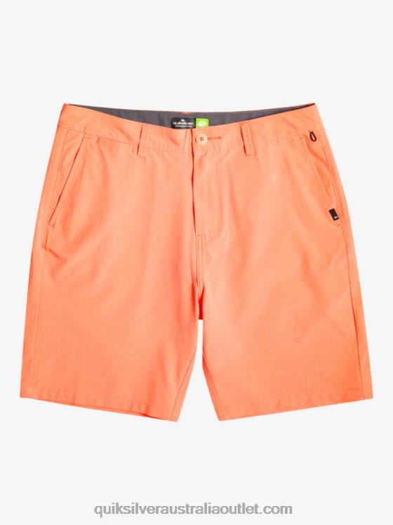 Quiksilver Men Union Heather 20 Amphibian Boardshorts H2N4B71 fresh salmon