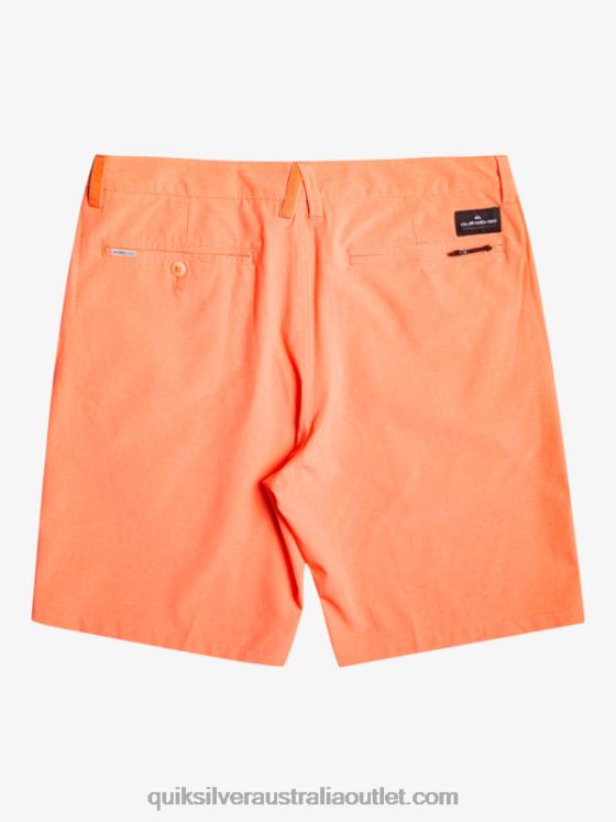 Quiksilver Men Union Heather 20 Amphibian Boardshorts H2N4B71 fresh salmon
