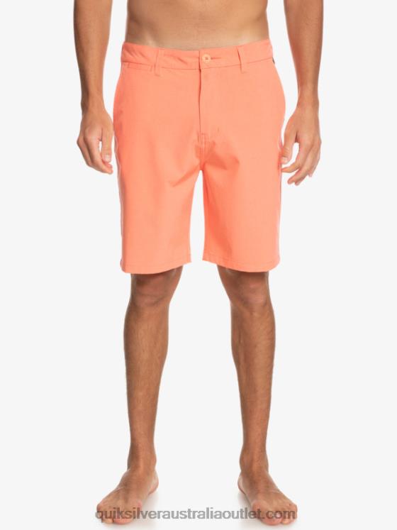 Quiksilver Men Union Heather 20 Amphibian Boardshorts H2N4B71 fresh salmon