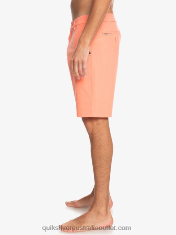 Quiksilver Men Union Heather 20 Amphibian Boardshorts H2N4B71 fresh salmon