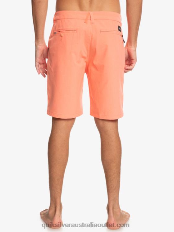 Quiksilver Men Union Heather 20 Amphibian Boardshorts H2N4B71 fresh salmon