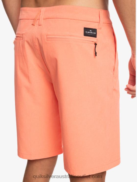 Quiksilver Men Union Heather 20 Amphibian Boardshorts H2N4B71 fresh salmon