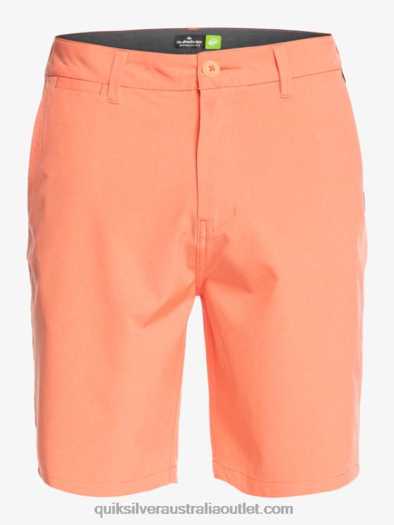 Quiksilver Men Union Heather 20 Amphibian Boardshorts H2N4B71 fresh salmon