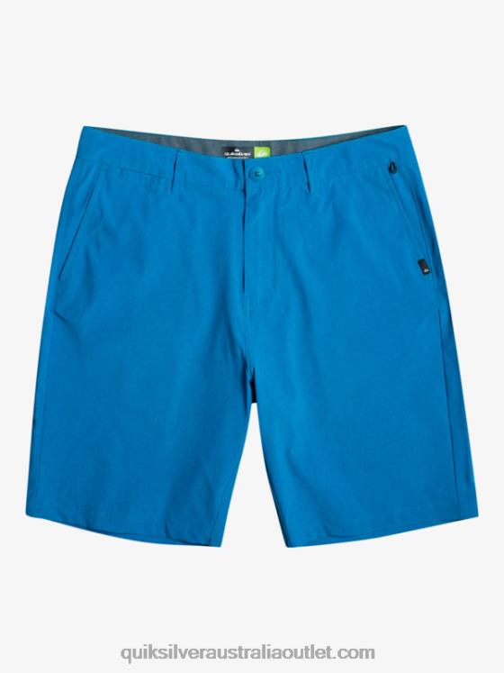 Quiksilver Men Union Heather 20 Amphibian Boardshorts H2N4B72 snorkel blue