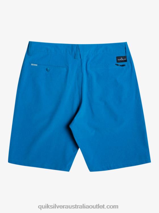 Quiksilver Men Union Heather 20 Amphibian Boardshorts H2N4B72 snorkel blue
