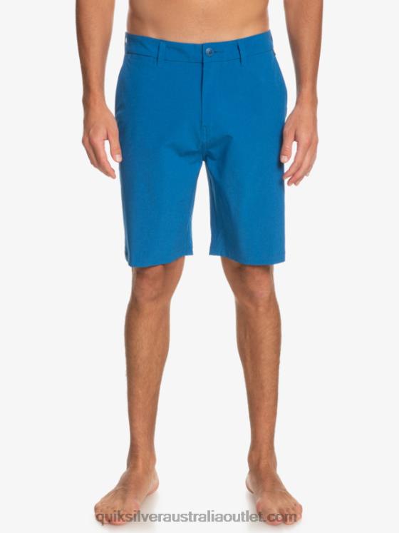 Quiksilver Men Union Heather 20 Amphibian Boardshorts H2N4B72 snorkel blue