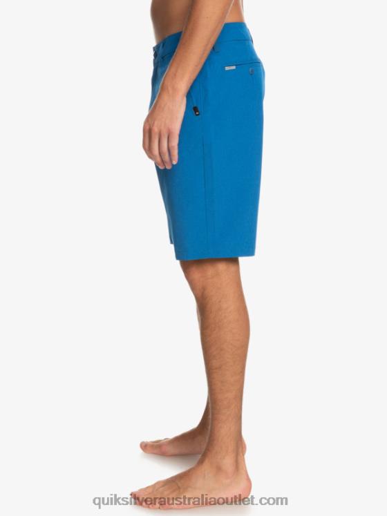 Quiksilver Men Union Heather 20 Amphibian Boardshorts H2N4B72 snorkel blue