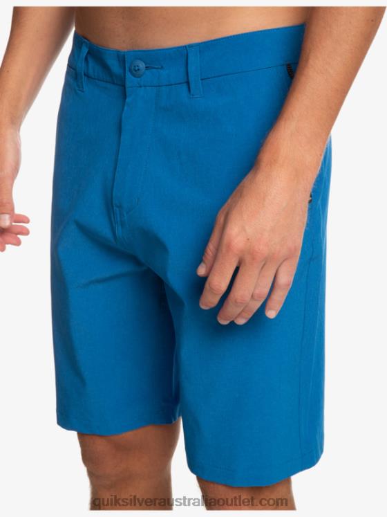 Quiksilver Men Union Heather 20 Amphibian Boardshorts H2N4B72 snorkel blue