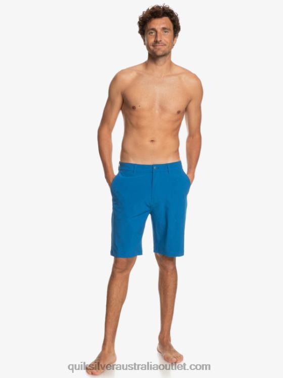 Quiksilver Men Union Heather 20 Amphibian Boardshorts H2N4B72 snorkel blue