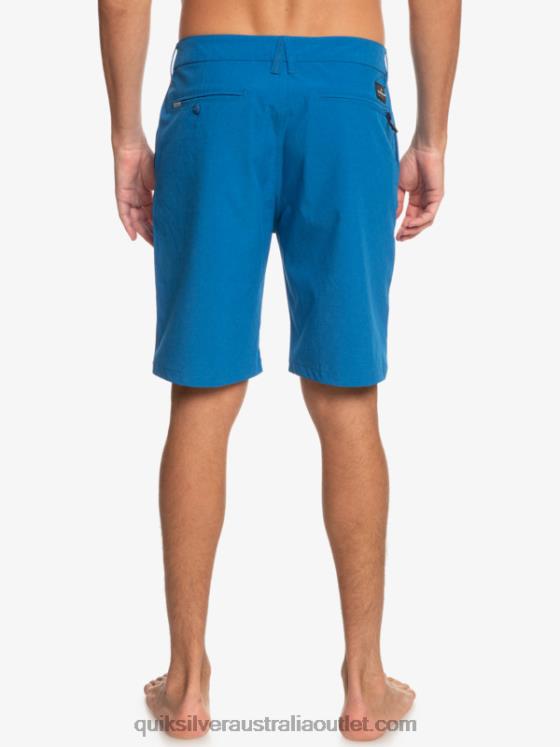Quiksilver Men Union Heather 20 Amphibian Boardshorts H2N4B72 snorkel blue