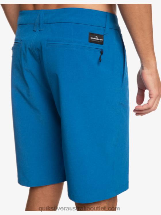 Quiksilver Men Union Heather 20 Amphibian Boardshorts H2N4B72 snorkel blue