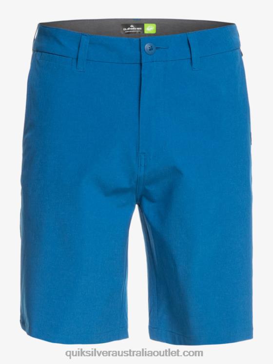 Quiksilver Men Union Heather 20 Amphibian Boardshorts H2N4B72 snorkel blue