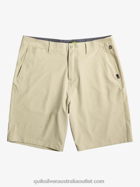 Quiksilver Men Union Heather 20 Amphibian Boardshorts H2N4B73 desert sage