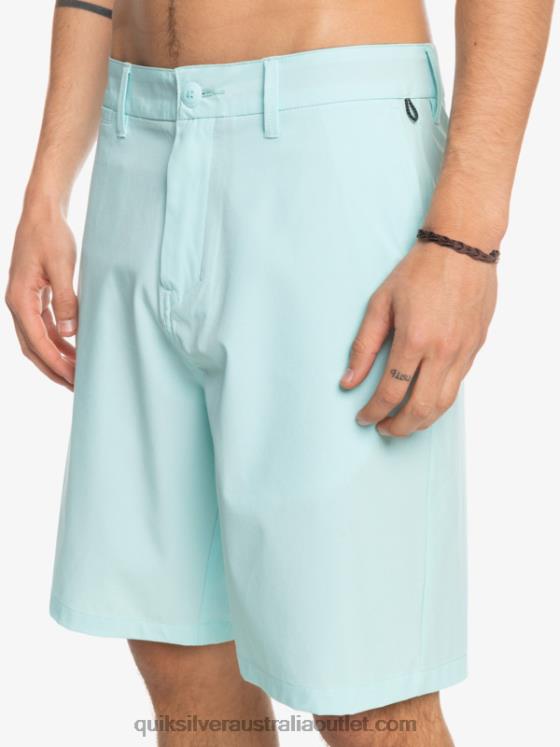 Quiksilver Men Union Heather 20 Amphibian Boardshorts H2N4B74 iced aqua