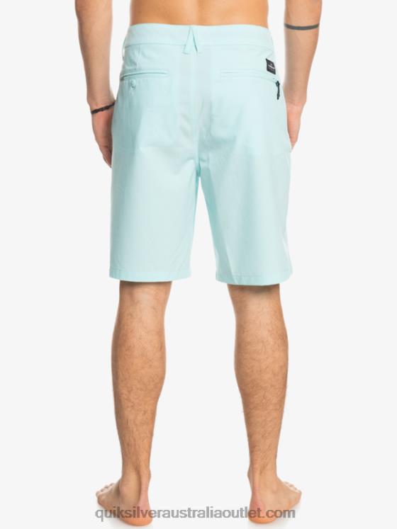 Quiksilver Men Union Heather 20 Amphibian Boardshorts H2N4B74 iced aqua