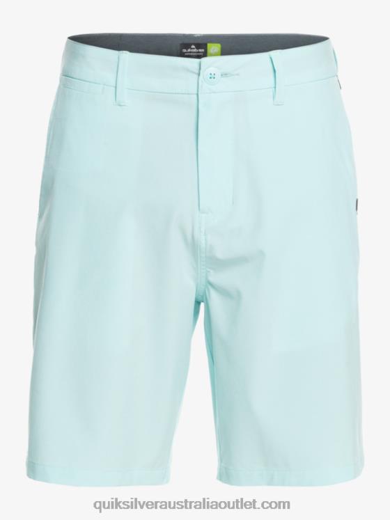 Quiksilver Men Union Heather 20 Amphibian Boardshorts H2N4B74 iced aqua
