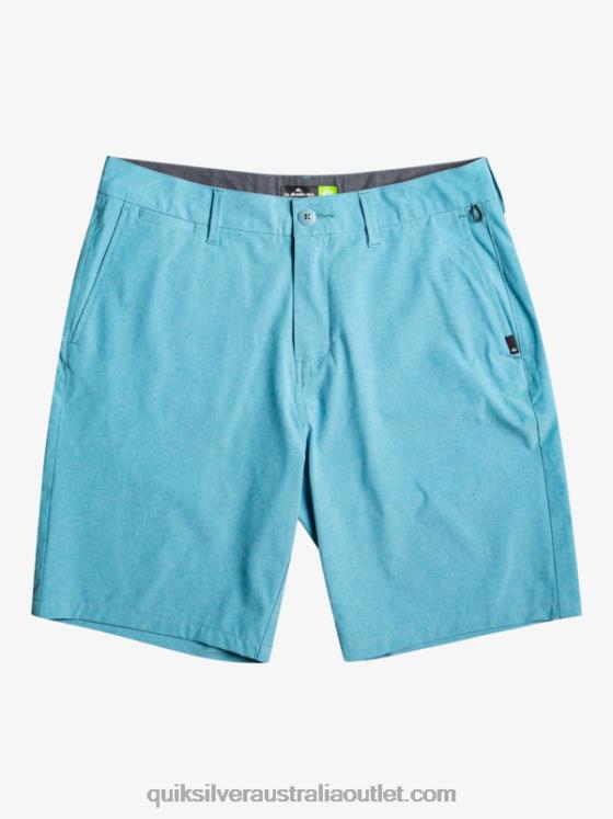 Quiksilver Men Union Heather 20 Amphibian Boardshorts H2N4B75 delphinium blue