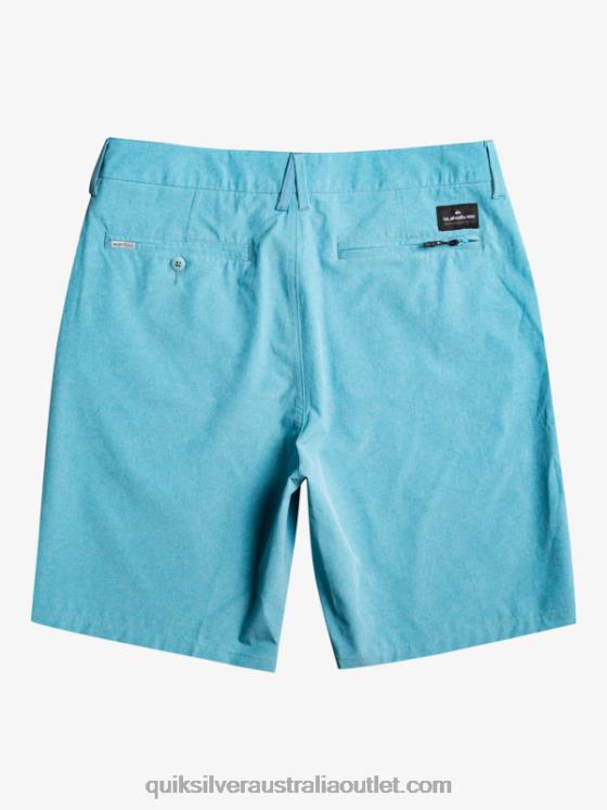 Quiksilver Men Union Heather 20 Amphibian Boardshorts H2N4B75 delphinium blue