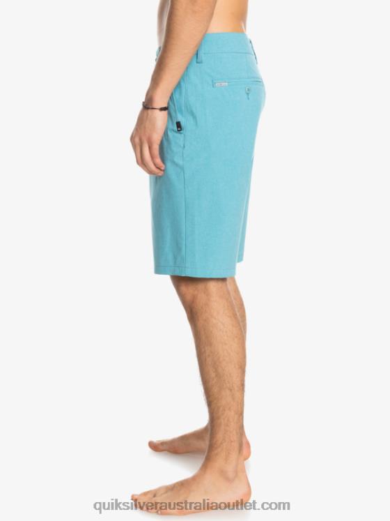 Quiksilver Men Union Heather 20 Amphibian Boardshorts H2N4B75 delphinium blue