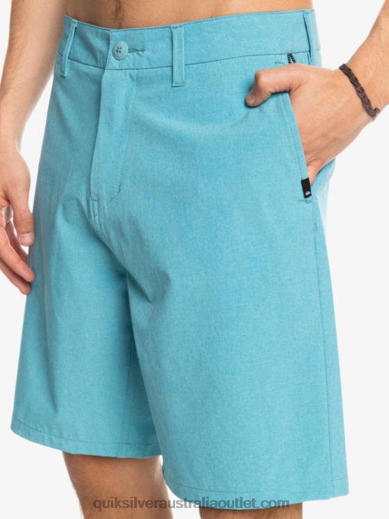 Quiksilver Men Union Heather 20 Amphibian Boardshorts H2N4B75 delphinium blue