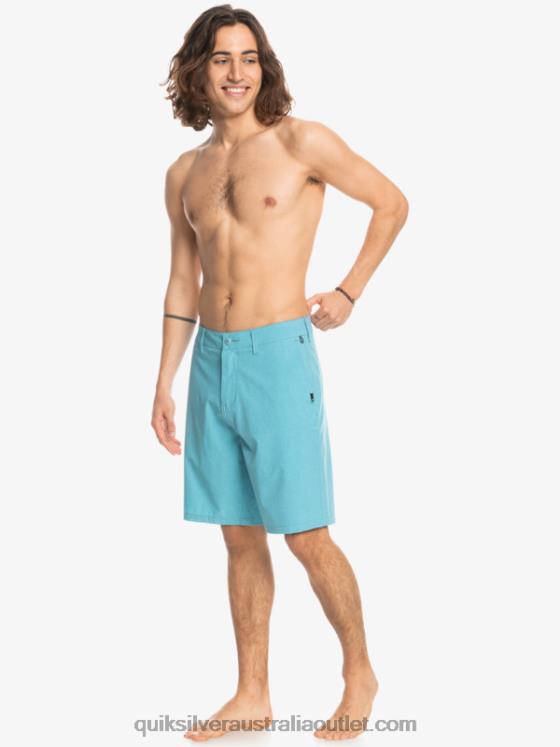 Quiksilver Men Union Heather 20 Amphibian Boardshorts H2N4B75 delphinium blue