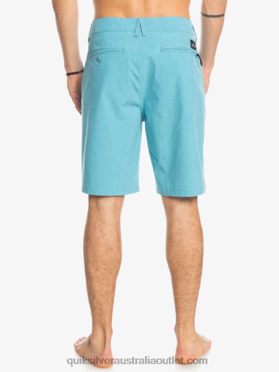 Quiksilver Men Union Heather 20 Amphibian Boardshorts H2N4B75 delphinium blue