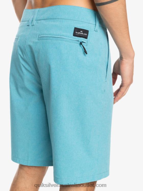 Quiksilver Men Union Heather 20 Amphibian Boardshorts H2N4B75 delphinium blue