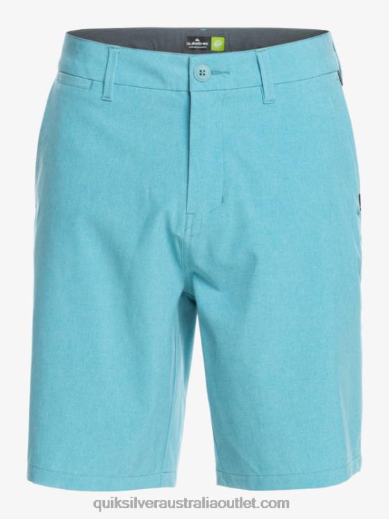 Quiksilver Men Union Heather 20 Amphibian Boardshorts H2N4B75 delphinium blue