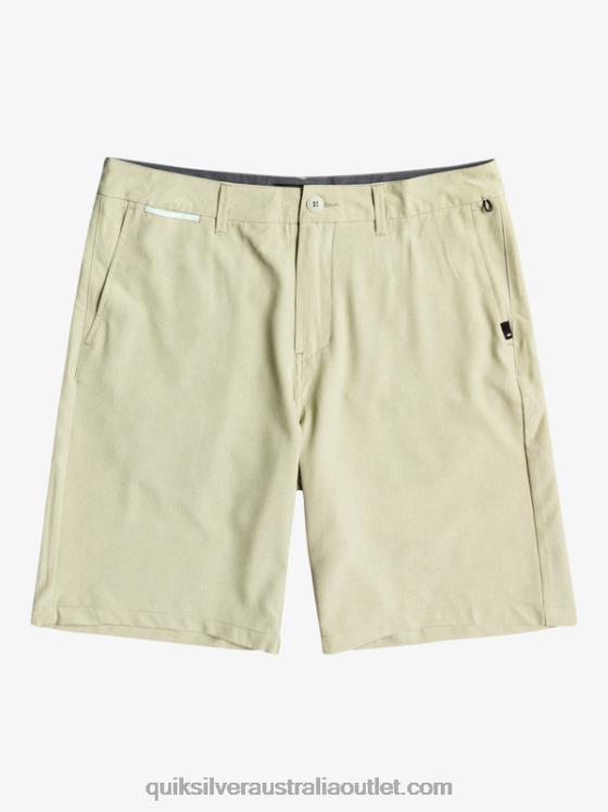 Quiksilver Men Union Heather Amphibian 20 Hybrid Shorts H2N4B1587 desert sage