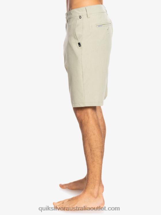 Quiksilver Men Union Heather Amphibian 20 Hybrid Shorts H2N4B1587 desert sage
