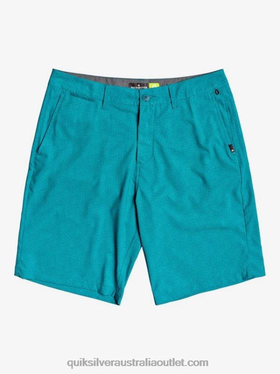 Quiksilver Men Union Heather Amphibian 20 Hybrid Shorts H2N4B1588 blue coral